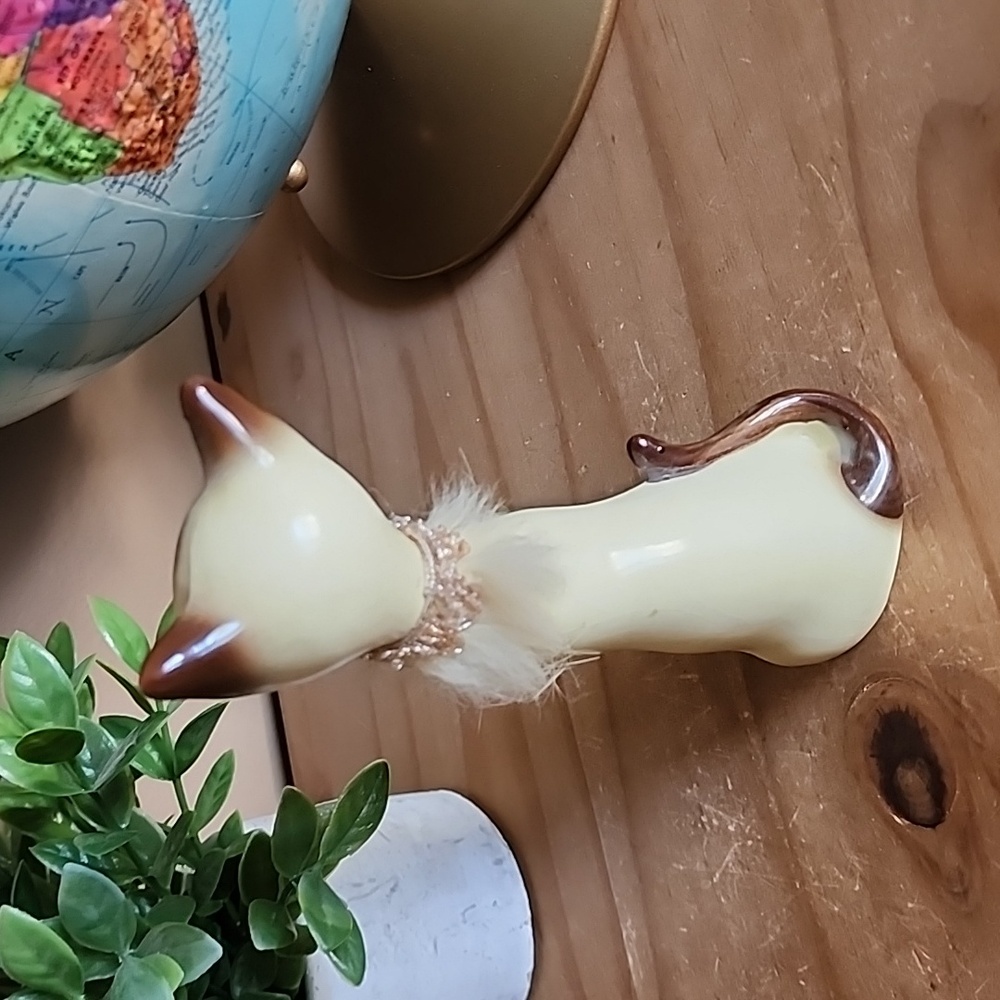 Vintage MCM siamese cat figurine - Picture 11 of 16